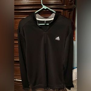 Brand new black mens large adidas golf 1/4 zip up pullover sweatshirt!